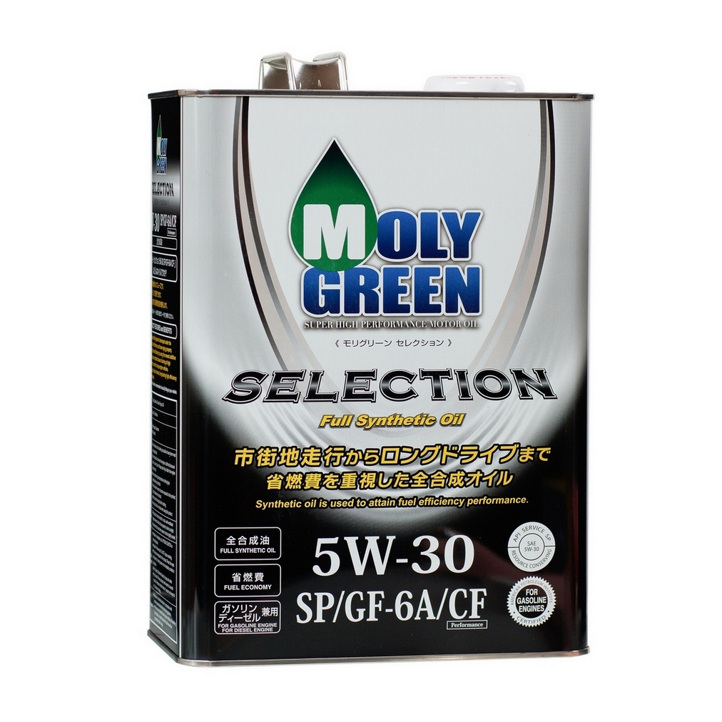 5W30 SP/GF-6A/CF MOLYGREEN SELECTION 4л синтетическое от магазина Лубриком