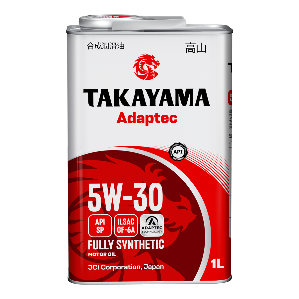 5W30 SP/GF-6A TAKAYAMA ADAPTEC 1л (металл) синтетическое от магазина Лубриком