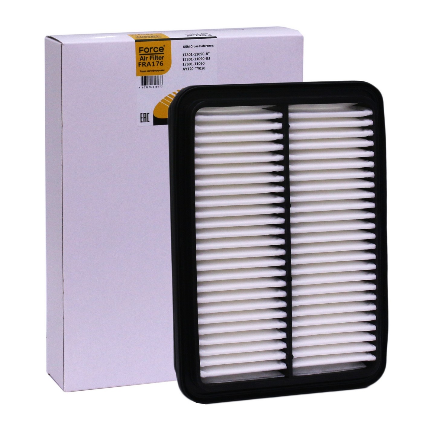 А-176 Фильтр воздушный FORCE FRA176 от магазина Лубриком