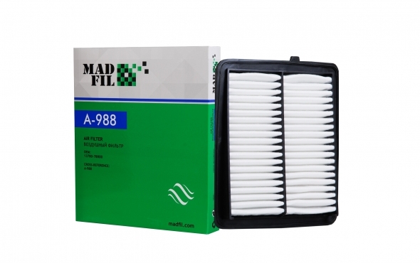A-988 Фильтр воздушный (13780-78R00) MADFIL от магазина Лубриком