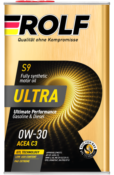 0W30 C3 SP ROLF ULTRA 1л (металл) синтетическое от магазина Лубриком