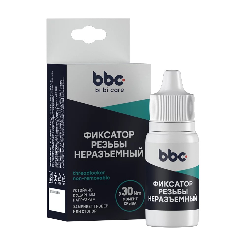 4408 Фиксатор резьбы неразъемный bi bi care 6мл от магазина Лубриком