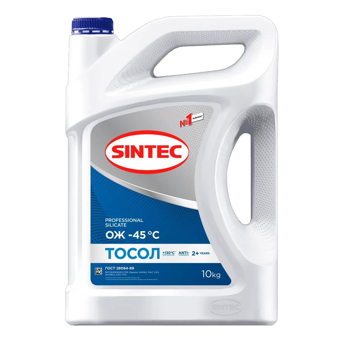 Тосол SINTEC синий -45 10кг от магазина Лубриком