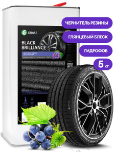 125101 Полироль для шин GRASS "Black Brilliance" 5л от магазина Лубриком