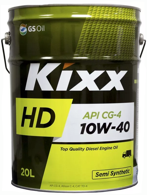 10W40 CG-4 KIXX HD (DX5) 20л п/синтетическое от магазина Лубриком