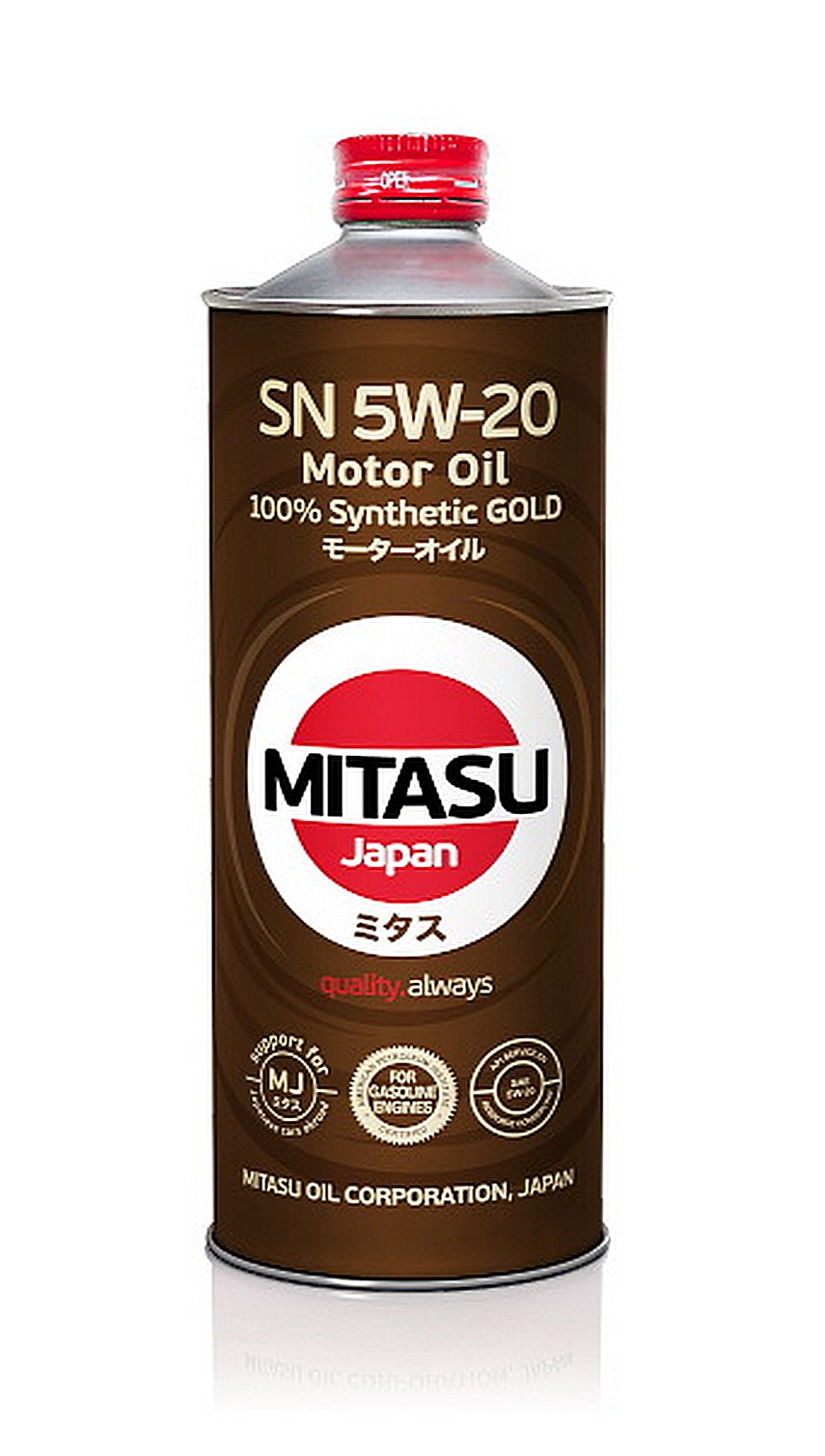 5W20 SN MITASU GOLD 1л синтетическое от магазина Лубриком