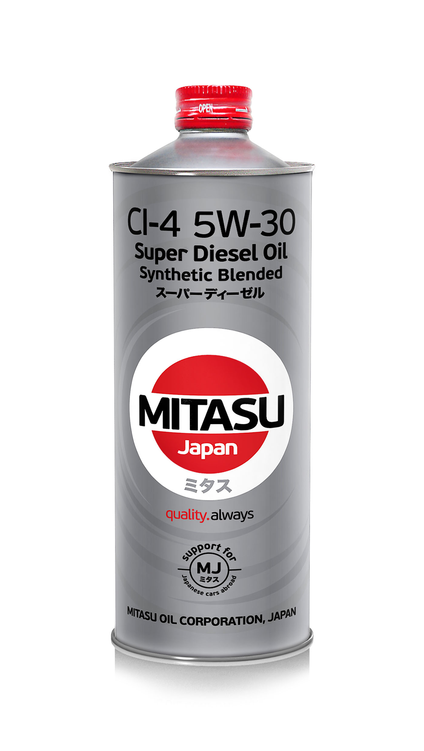 5W30 CI-4 MITASU SUPER DIESEL 1л п/синтетическое от магазина Лубриком