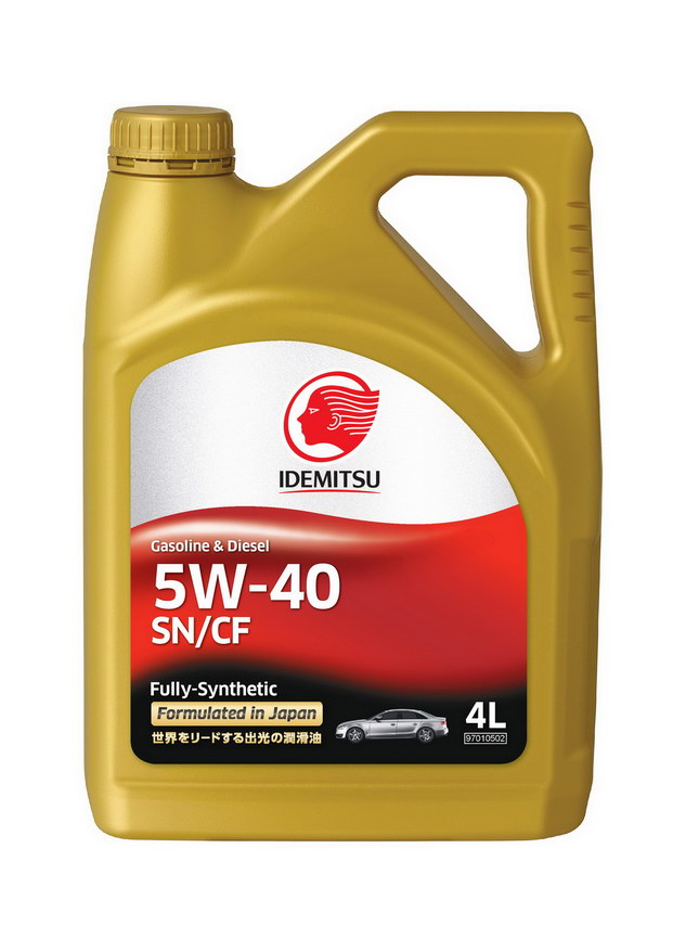 5W40 SN/CF IDEMITSU F-S 4л синтетическое от магазина Лубриком