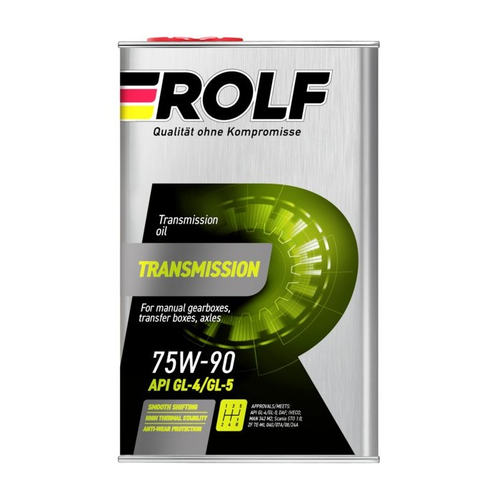 75W90 GL-4/5 ROLF TRANSMISSION 1л (металл) синтетическое от магазина Лубриком