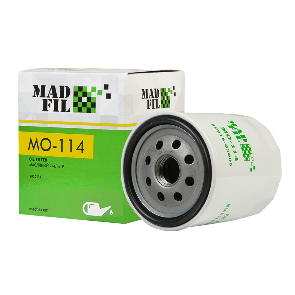 MO-114/C-114 Фильтр масляный (90915-03005) MADFIL от магазина Лубриком
