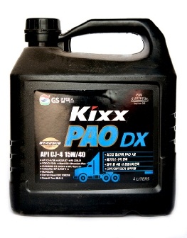15W40 CJ-4/SM KIXX PAO DX 4л синтетическое от магазина Лубриком