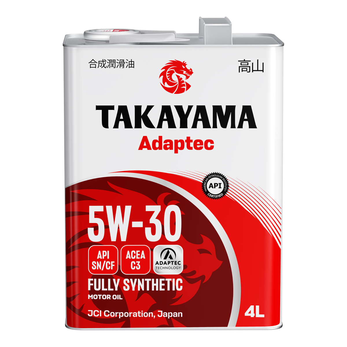 5W30 C3 SN/CF TAKAYAMA ADAPTEC 4л (металл) синтетическое от магазина Лубриком