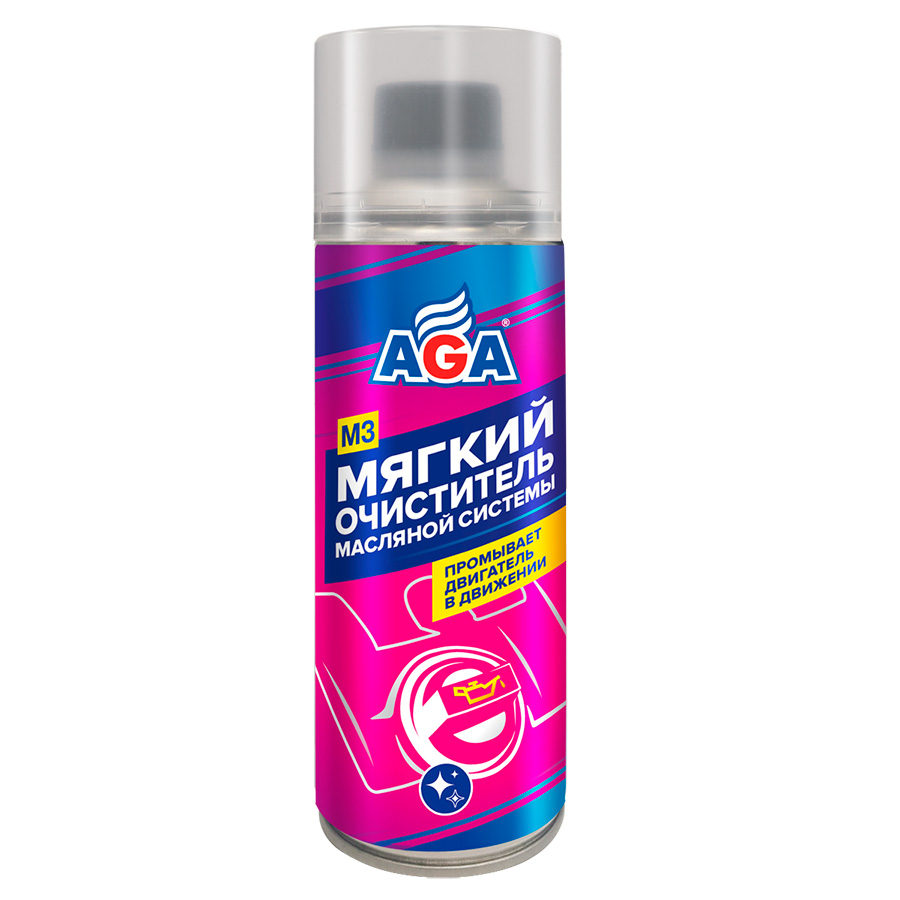 903MAGA Мягкий очиститель масляной системы AGA M3 355мл от магазина Лубриком