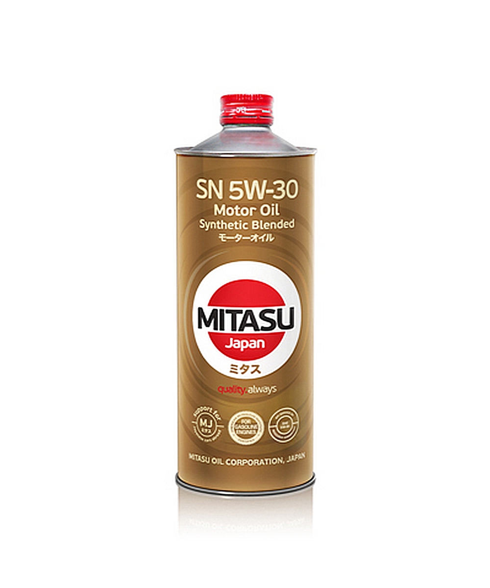 5W30 SN MITASU MOTOR OIL 1л п/синтетическое от магазина Лубриком