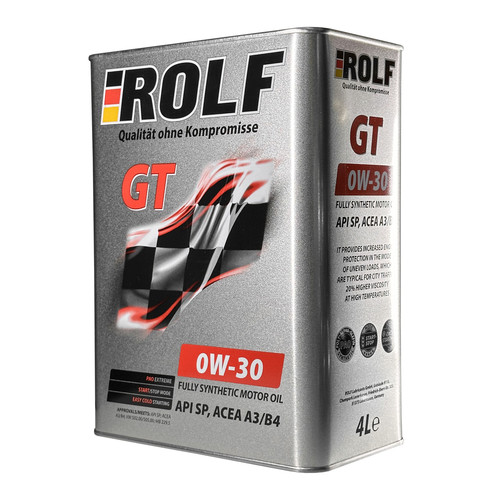 0W30 A3/B4 SP ROLF GT 4л (металл) синтетическое от магазина Лубриком
