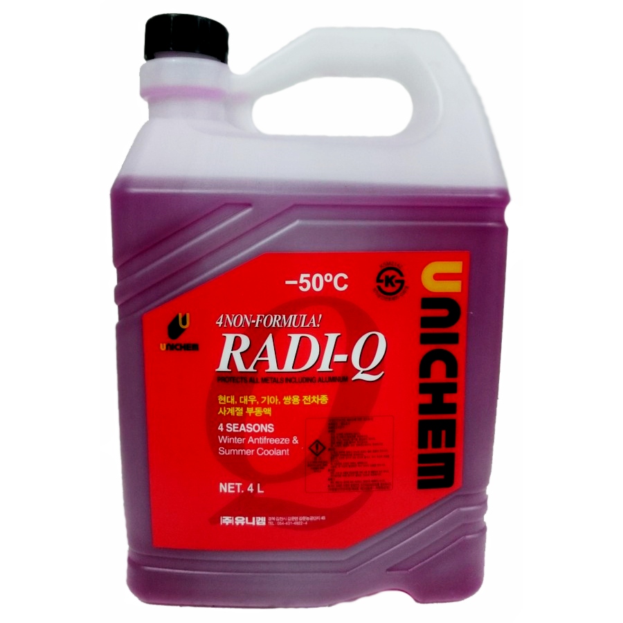 Антифриз UNICHEM RADI-Q -50C RED 4л от магазина Лубриком