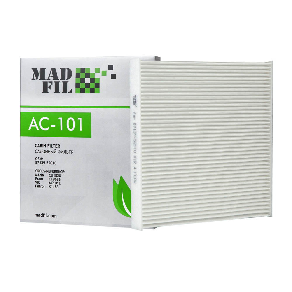 AC-101 Салонный фильтр (87139-52010) MADFIL от магазина Лубриком