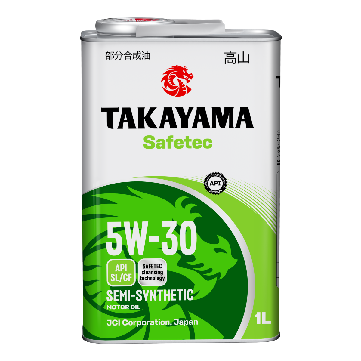 5W30 SL/CF TAKAYAMA SAFETEC 1л (металл) п/синтетическое от магазина Лубриком