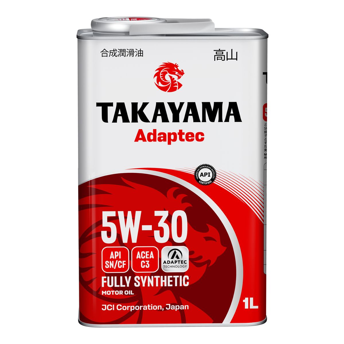 5W30 C3 SN/CF TAKAYAMA ADAPTEC 1л (металл) синтетическое от магазина Лубриком