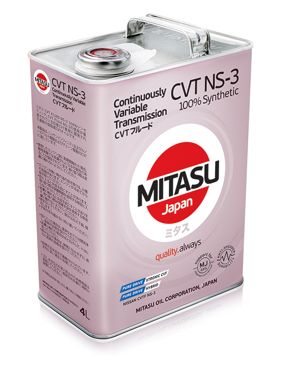 MITASU CVT FLUID NS-3 4л синтетика от магазина Лубриком