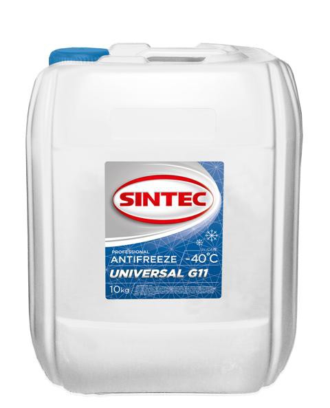 Антифриз Sintec Антифриз Universal G11 10кг синий от магазина Лубриком