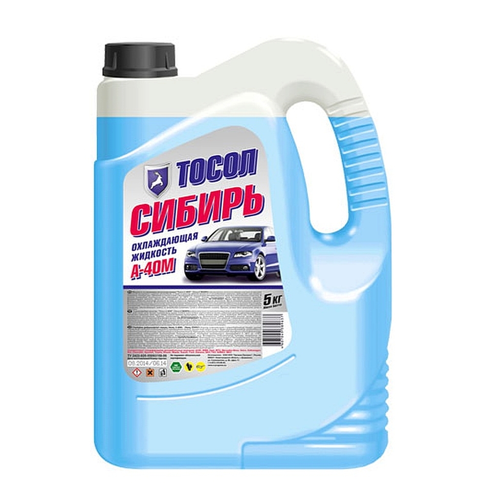Тосол А-40М Сибирь 5кг от магазина Лубриком