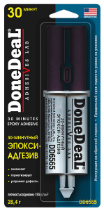 6565DD 30-минутный эпокси-адгезив (цвет прозрачный) DoneDeal 28,4гр от магазина Лубриком