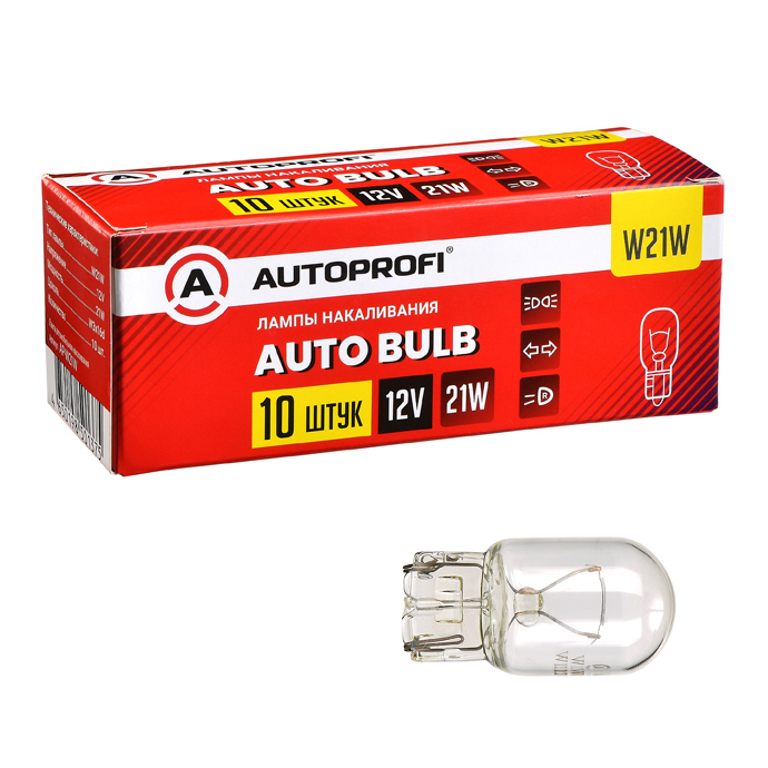 Лампы автомобильные накаливания W21W, 12V, 21W, (W3x16d) от магазина Лубриком