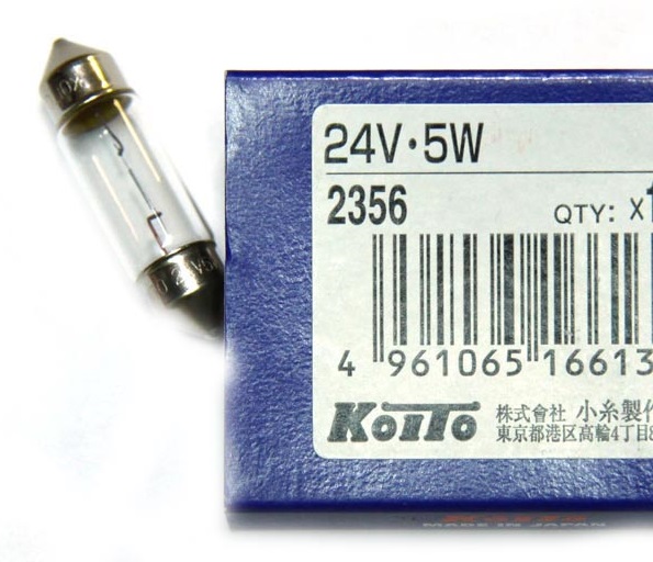 2356 24V 5W T10x37 C5W от магазина Лубриком