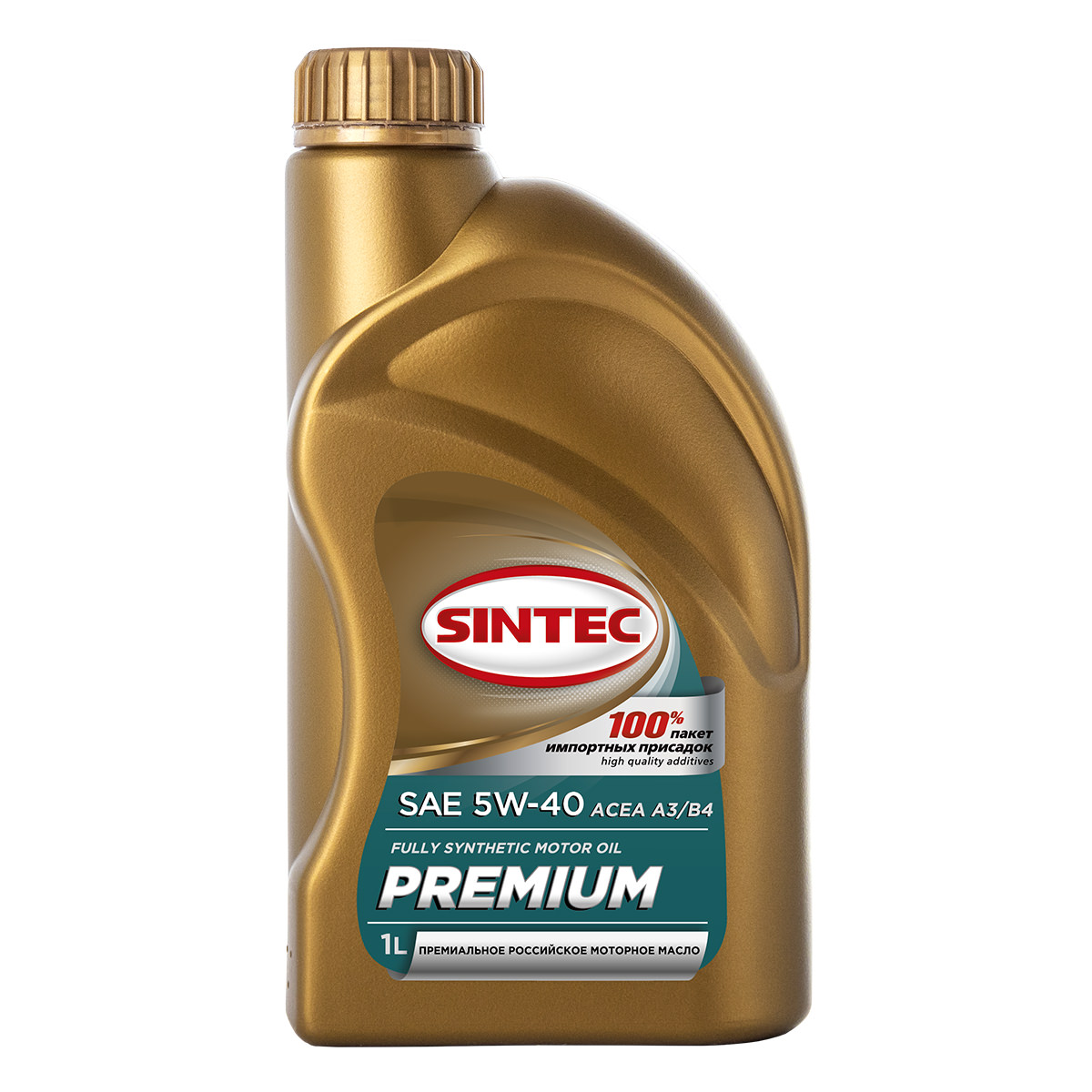 5W40 A3/B4 SINTEC PREMIUM 1л синтетическое от магазина Лубриком