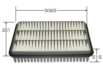 A-194 Фильтр воздушный SHIK (17801-30040)/UK7319 от магазина Лубриком
