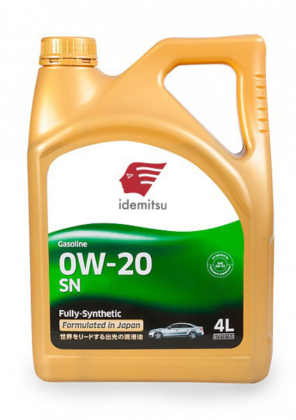 0W20 SN IDEMITSU FULLY-SYNTHETIC 4л синтетическое от магазина Лубриком