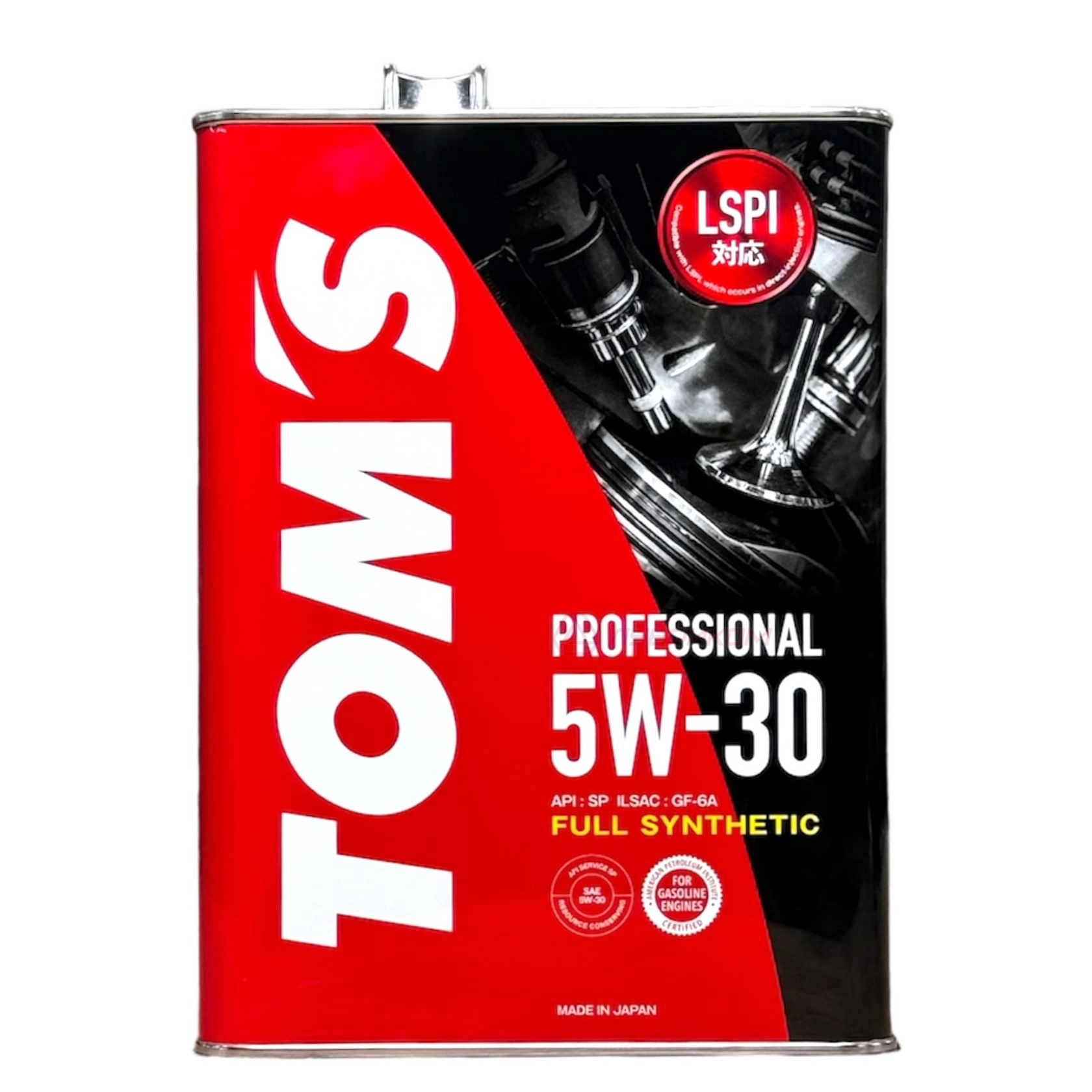 5W30 SP/GF-6A TOM`S PROFESSIONAL 4л синтетическое от магазина Лубриком