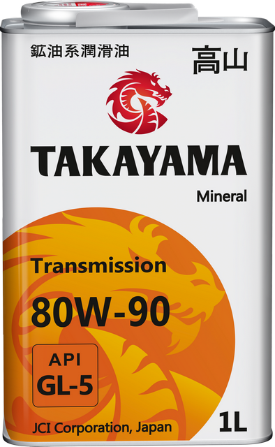 80W90 GL-5 TAKAYAMA Transmission 1л (металл) минеральное от магазина Лубриком