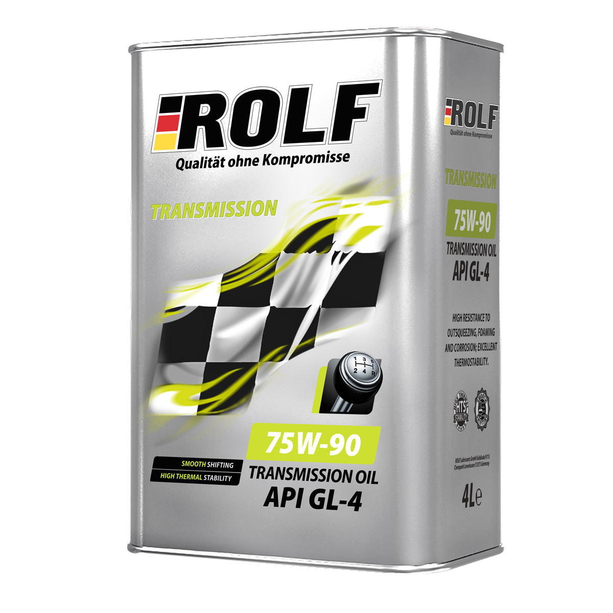 75W90 GL-4 ROLF TRANSMISSION 4л (металл) п/синтетическое от магазина Лубриком