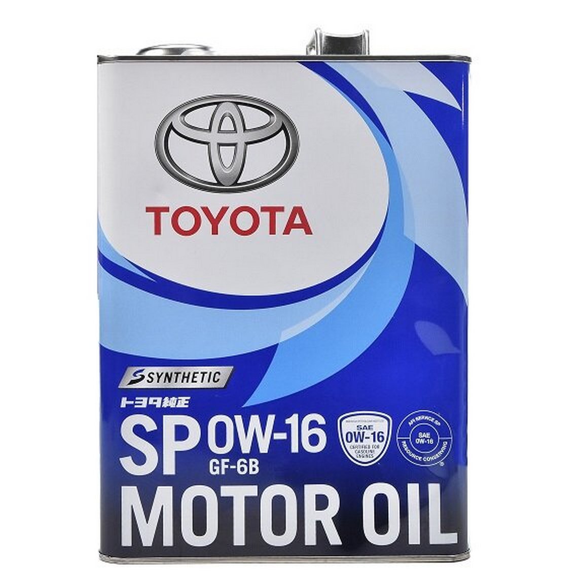 0W16 SP/GF-6B TOYOTA MOTOR OIL SYNTHETIC 4л от магазина Лубриком