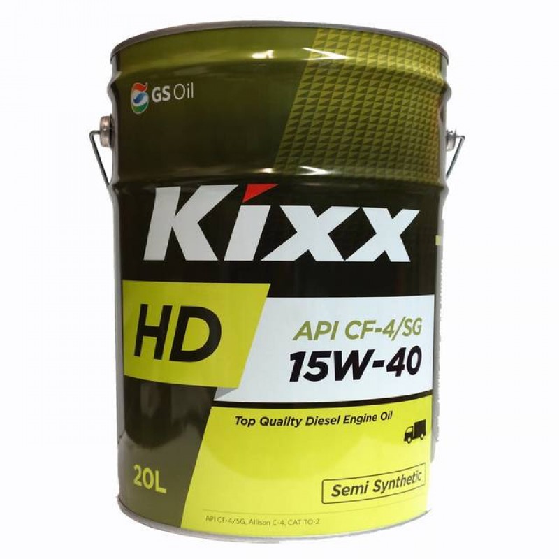 15W40 CF-4 KIXX HD (DX5) 20л п/синтетическое от магазина Лубриком