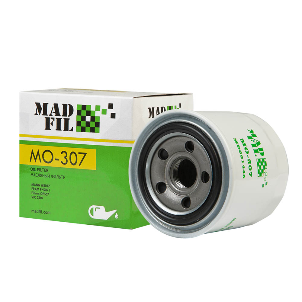MO-307/C-307 Фильтр масляный (MD001445) MADFIL от магазина Лубриком