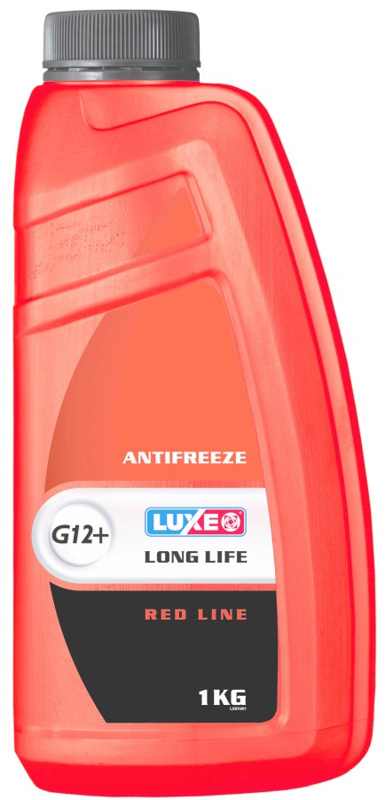 Антифриз LUXЕ RED LINE G12+ (красный) 1кг от магазина Лубриком