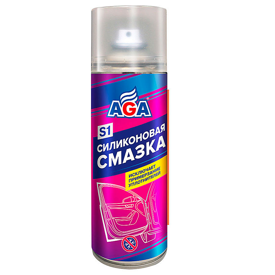 851SAGA Силиконовая смазка AGA S1 520 мл от магазина Лубриком