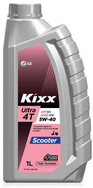 5W40 SN/MB KIXX ULTRA 4T Scooter 1л синтетическое от магазина Лубриком