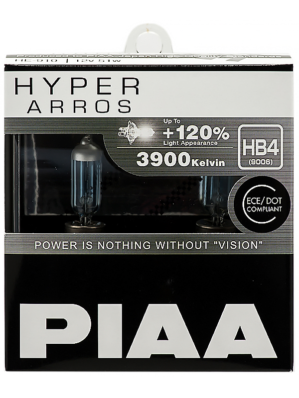 Лампа накаливания PIAA BULB HYPER ARROS 3900K HE-910 (HB4) от магазина Лубриком