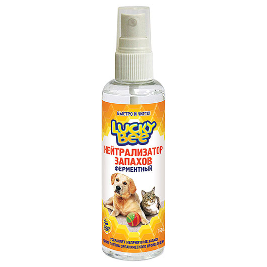Ферментный нейтрализатор запахов Lucky Bee 150мл от магазина Лубриком