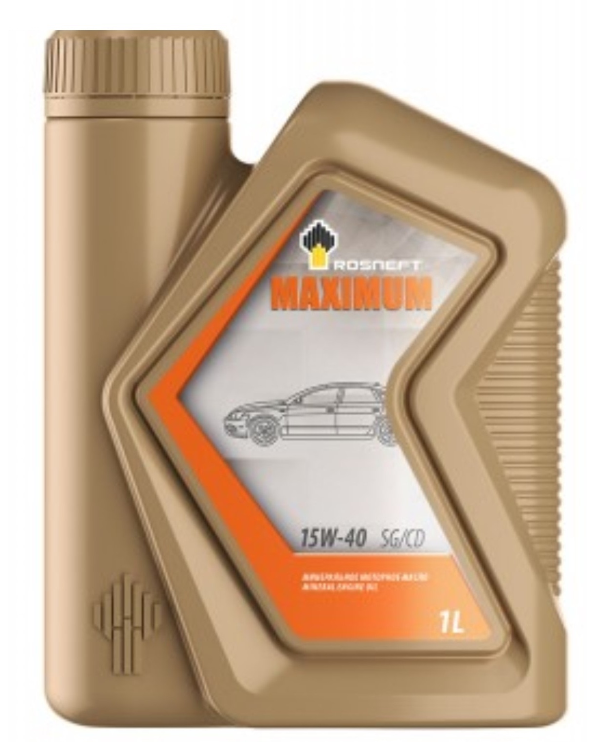 15W40 SG/CD Rosneft Maximum 1л минеральное (завод АНХК) от магазина Лубриком