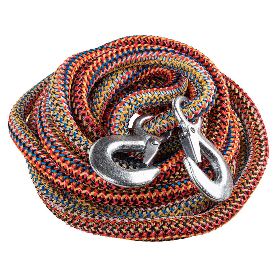 Трос веревочный 12т 5м 2 крюка  SKYWAY в пакете от магазина Лубриком