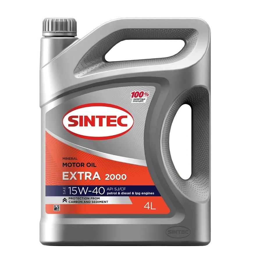 15W40 SJ/CF SINTEC EXTRA 2000 4л минеральное от магазина Лубриком