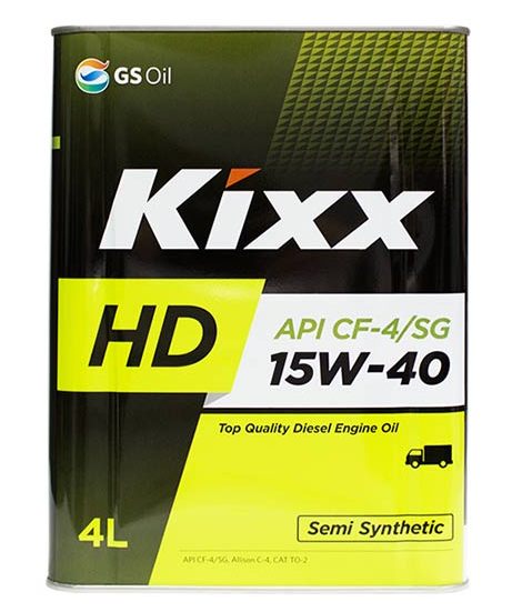 15W40 CF-4 KIXX HD (DX5) 4л п/синтетическое от магазина Лубриком