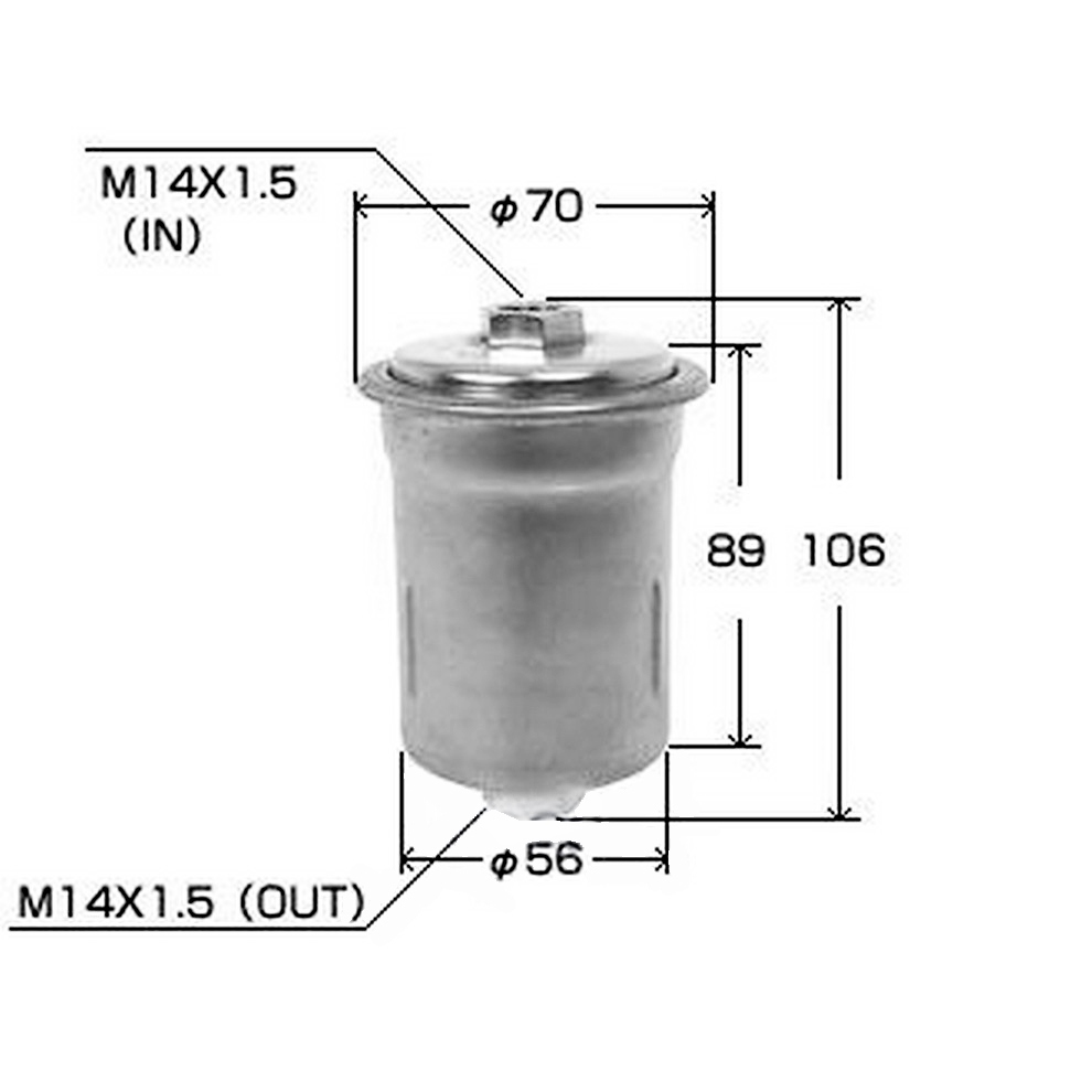 FC-185 Фильтр топливный RABBIT 1/50шт от магазина Лубриком