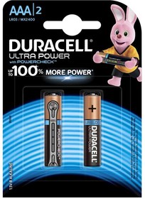 Элемент питания Duracell LR03-2BL Ultra Power (MN2400 AAAx2шт) от магазина Лубриком