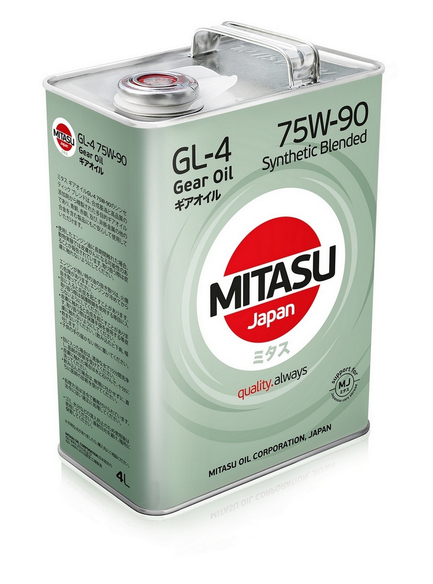 75W90 GL-4 MITASU GEAR OIL 4л п/синтетическое от магазина Лубриком